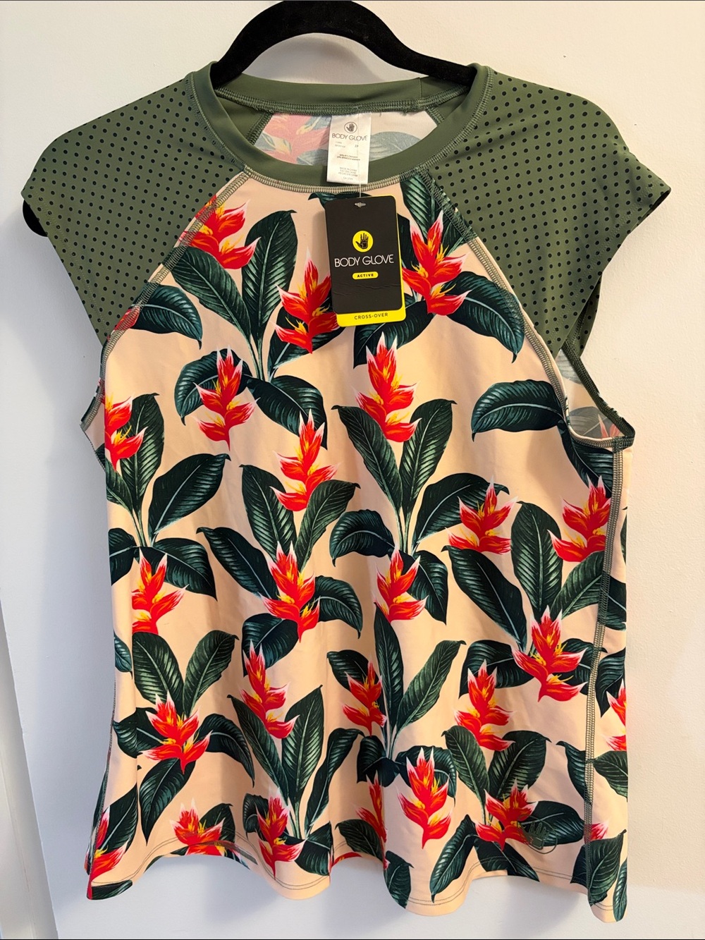NEW Body Glove cross over UPF 50 shirt shirt size 2x
